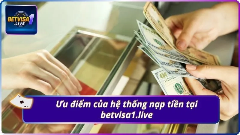 Ưu điểm của hệ thống nạp tiền tại olga.in.net